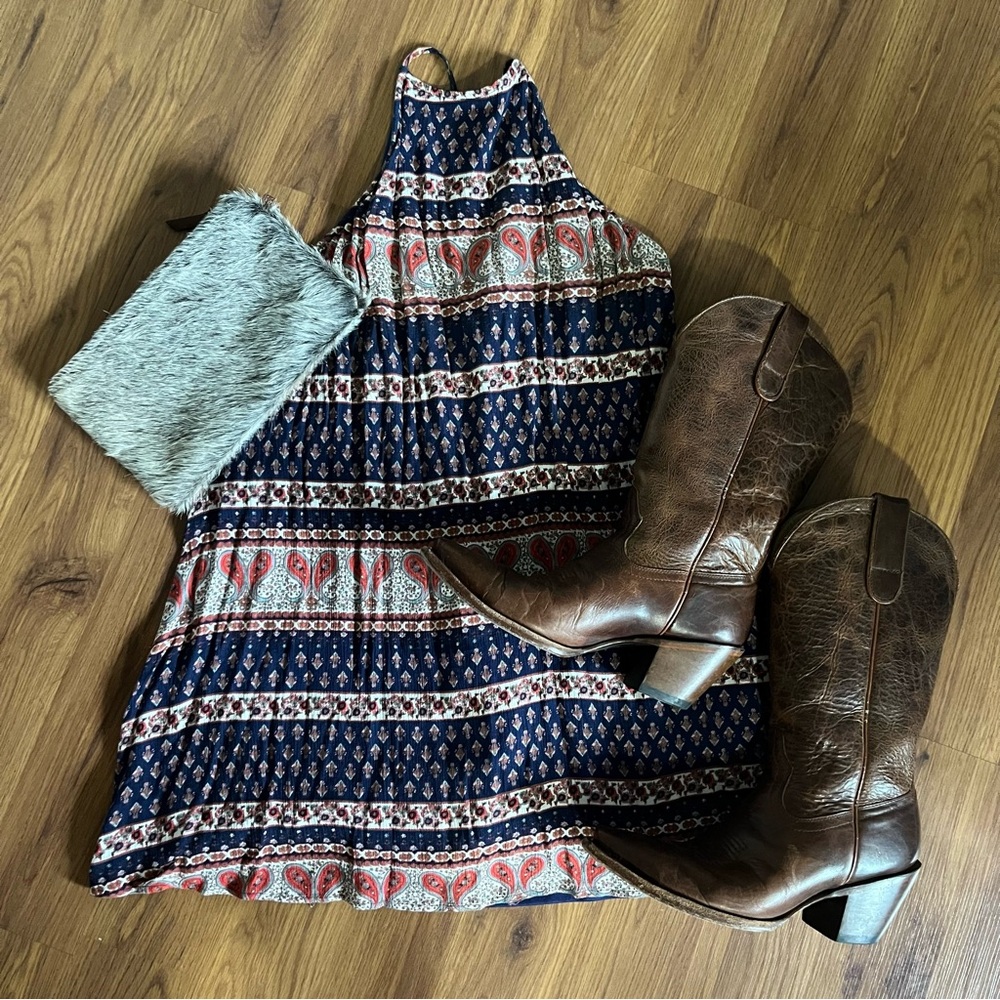 Show me your mumu Katy halter dress